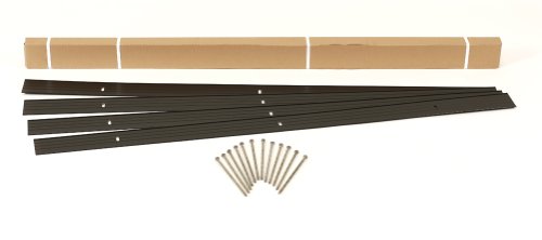 Easyflex 1806bk-24c Aluminum Landscape Edging Project Kit Will Not Rust Like Steel Black