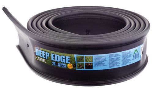 Master Mark Plastics 22620 Deep Edge Landscape Edging 6 Inch By 20-foot Black