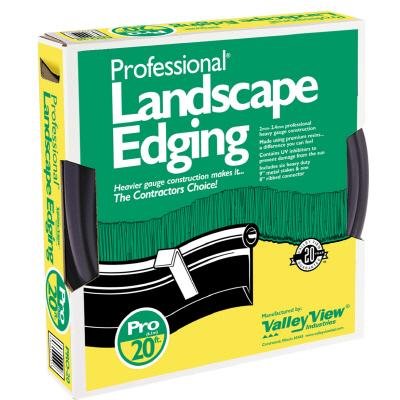 Valley View Pro-20 20-foot Professional Black Landscape Edging