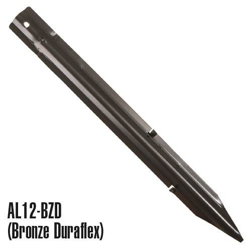 Permaloc Edging Steel Stake 12 X 1 Inch - Bronze Duraflex