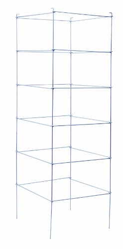 Panacea Products 89712 Folding Professional Gauge Galvanized Tomato Cage and Plant Support 48 by 15-Inch