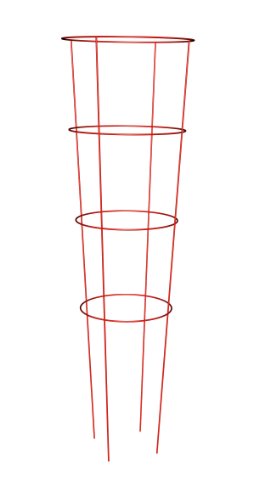 Panacea Products 89754 Heavy Duty Tomato Cage and Plant Support 54 by 16-Inch Red