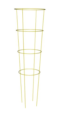 Panacea Products 89756 Heavy Duty Tomato Cage and Plant Support 54 by 16-Inch Yellow
