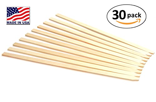 30 Pack 23&quot Wood Stakes For Garden Or Sign Posting