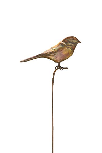Ancient Graffiti Flamed Bird Garden Stake 65 By 1 By 29-inch
