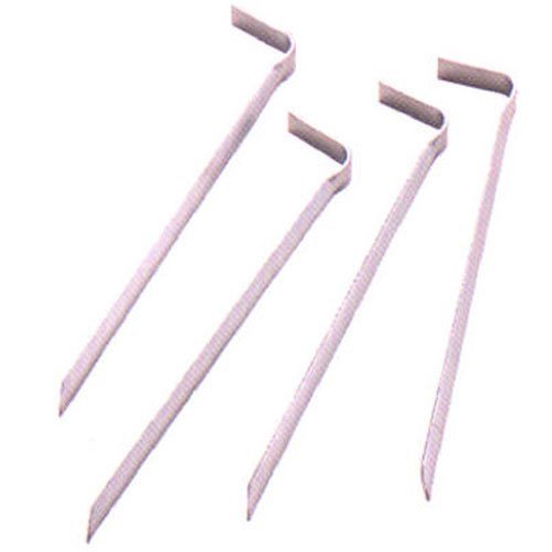 Suncast 8-inch Metal Garden Stakes Silver pack Of 4