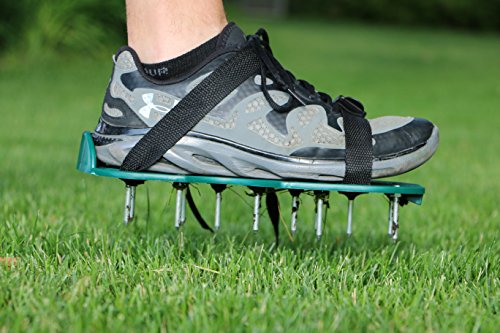Lawn Aerator Strong Lawn Spikes Lawn Aerator Shoes to Quickly Open Up The Soil In Your Garden by Careful Gardener