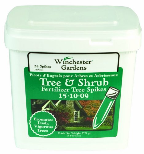 Winchester Gardens Tree And Shrub Fertilizer Spikes 15-10-9 24 Spikesbucket