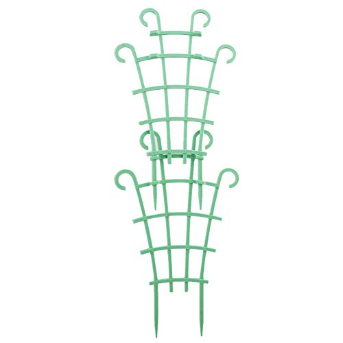GREENWISH 6 Pcs Potted Plant Trellis for Climbing Plants Garden Trellis Climbing Plants Support Plastic Flower Plant Support Stakes for DIY Garden Climbing Plant