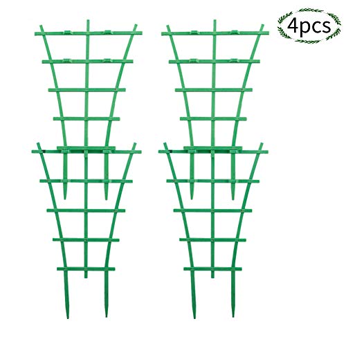 YUIOP 4Pcs Plant Climbing Trellis Superimposed Plant Support Frame Garden Plant Stakes Flower Stand DIY Plant Holder Potted Plant Support Tool for Indoor Outdoor