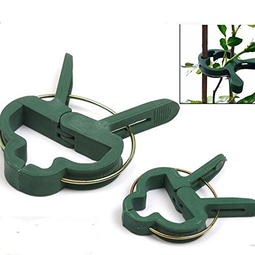 40PCS Gentle Plant Flower Clips Gardening Clips Gardening Tools for Supporting StemsStalksVinesSmall Large