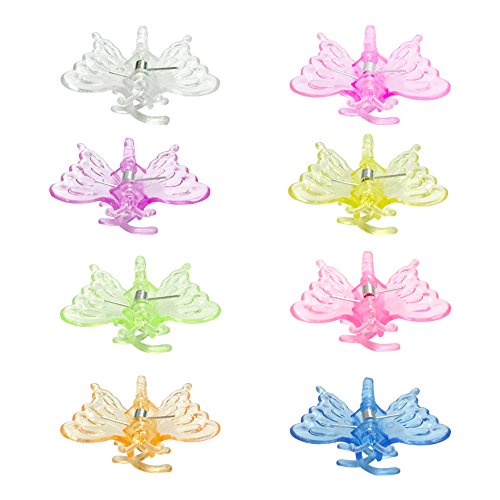 KINGLAKE 40 Pcs Orchid Clips Butterfly Orchid Support ClipsGarden Plant Support Clips Cute Flower Clips