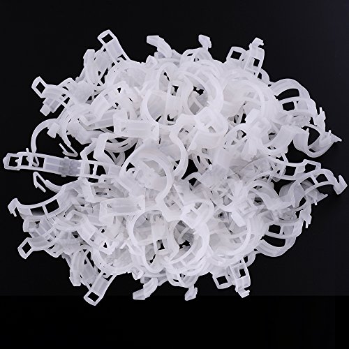 Kinglake&reg100pcs Plant Support Garden Clips For Vine Vegetables Tomato To Grow Upright And Makes Plants Healthier