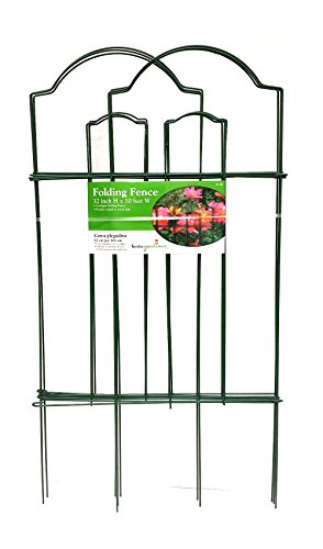 32-IN H X 10-FT W Green Folding Fence Includes 12