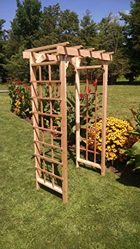 A L Furniture 3 Morgan Cedar Arbor Walk Thru 36W x 18D x 74H Outside 48W x 26D x 79H unfinished