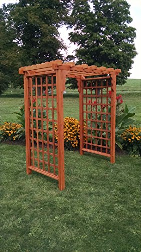 A L Furniture 5 Lexington Cedar Arbor Walk Thru 60W x 40D x 81H Outside 75W x 47D x 90H unfinished