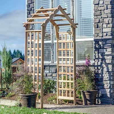 Arboria Gable Cedar Arbor 86H