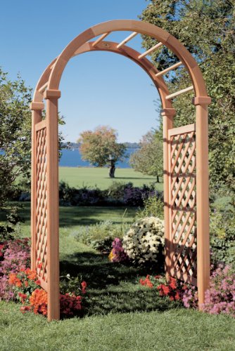 Rustic Natural Cedar 0600605 Arbor NE Deluxe 4-Feet Hd