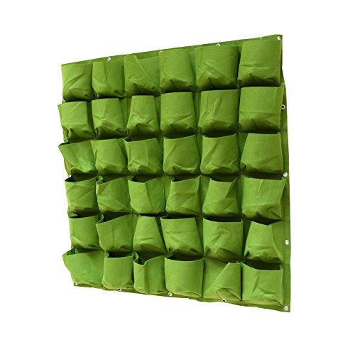 Prudance Vertical Wall Garden Planter 36 Pockets Wall Mount Planter Solution  40 In X 40 In 
