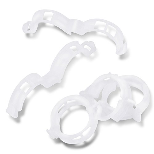 Eboot 100 Pack Plant Support Clips For Garden Tomato Garden Vegetables Vine To Grow Upright White