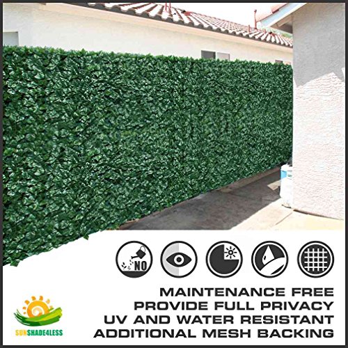 585&rsquo&rsquotall X 117&quot Long Artificial Ivy Leaf Privacy Fence Screen Decoration Panels