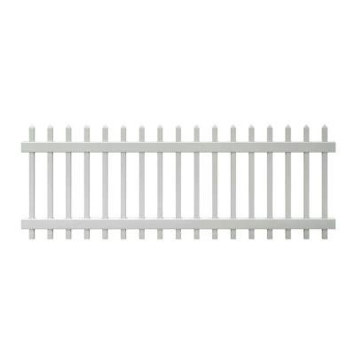 Veranda 3 ft x 8 ft Chelsea Spaced Picket Vinyl Fence Panel