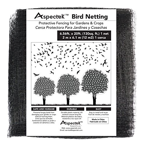 Bird Netting Protective Fencing for Gardens and Crops 7 X 20 Feet Netting Bird Block Garden Fence