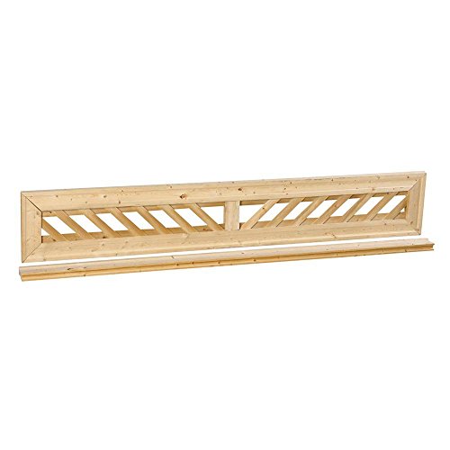 1 ft x 6 ft Decorative Lattice Wood Fence Panel Top Kit