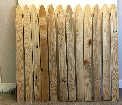 1x4x4 Pickets  Balusters for Wood Fence - 12 Pickets