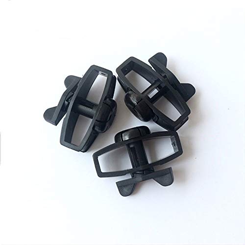 Plastic Tightener Insulator of Electric Fencing for Wire Or Tape 50 Pack Black Color