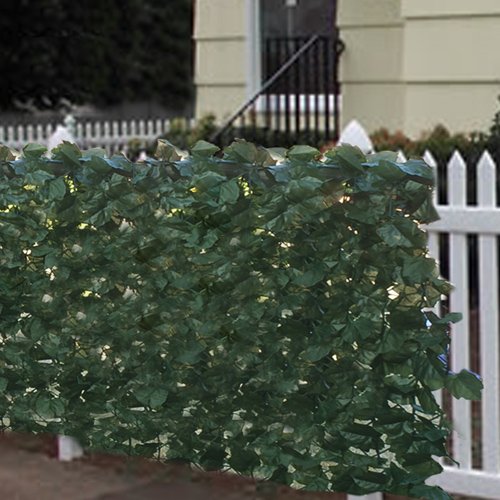 Best Choice Products&reg Faux Ivy Privacy Fence Screen 94&quot X 39&quot Artificial Hedge Fencing Outdoor Decor