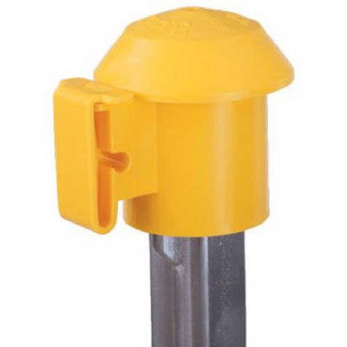 DARE PRODUCTS 2027 036764 T Post TopR Safety Top Electric Fence Insulator 10 Pack Yellow