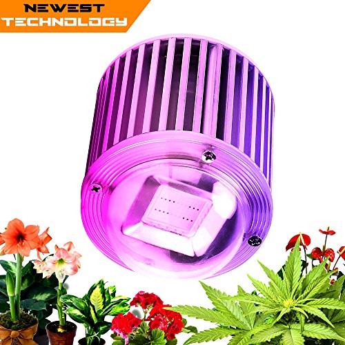 ZOTRON Waterproof Real Grow Light 60W Newest Technology LED Grow Light Bulbs for Greenhouse Indoor Plants and Hydroponic Garden Industrial Grade Growing Lamps
