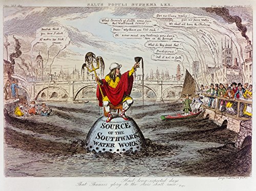 Cruikshank Cartoon 1832 NSource Of The Southwark Water Works Or Salus Populi Suprema Lex Cartoon Satirizing The Owner Of The Southwark Water Works John Edwards Notorious For Supplying Polluted Water F
