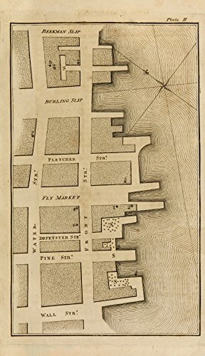 Nyc Yellow Fever 1796 Nvalentine SeamanS Map Of The New York City Waterfront Illustrating The Incidences Of Yellow Fever In Low-Lying Areas Of Polluted Water Engraving 1798 Poster Print by 18 x 24