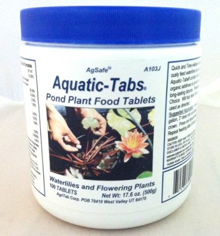 Agsafe Aquatic Tabs Pond Plant Water Lily Fertilizer - 100 Tabs Jar