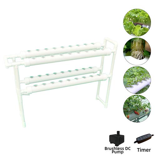 Hydroponic Grow Kit Soilless Plant Growing Systems Vegetable Planting 36Site 4Pipe 2 Layers