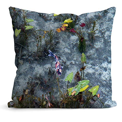Nine City Beautiful Ponds carpPillow Case Cushion Couch Cover Pillow Covers 12 X 12