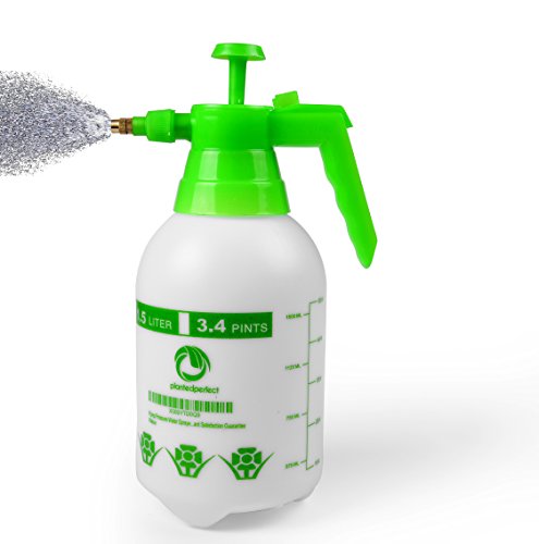 PUMP PRESSURE WATER SPRAYERS - 1L Handheld Garden Sprayer Also Sprays Chemicals and Pesticides - Lawn Mister Bottle to Spray Weeds Neem Oil for Plants and WASH CAR - FREE EBOOK BUNDLE