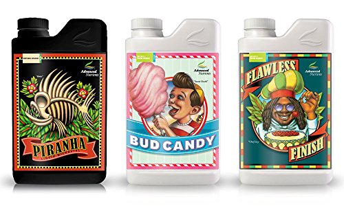 Advanced Nutrients Expert Grower Bundle Piranha Bud Candy Flawless Finish Plant Fertilizer Booster Enhancer 250 ml 84 oz