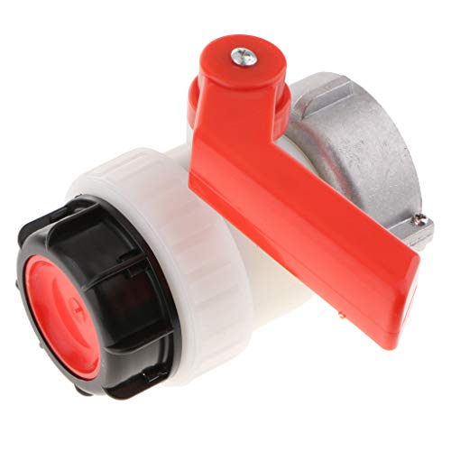 IBC Water Tank Hose Adapter 75mm Inlet 50mm Outlet - Valve Fittings For GardenYard Quick Connectors