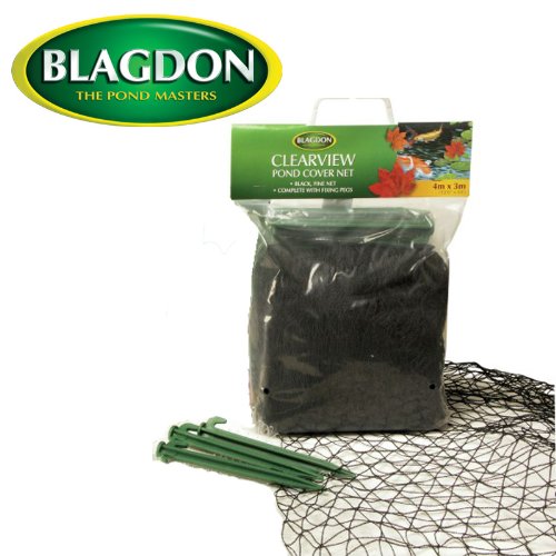 4x 3m Black Fine Pond Cover Net