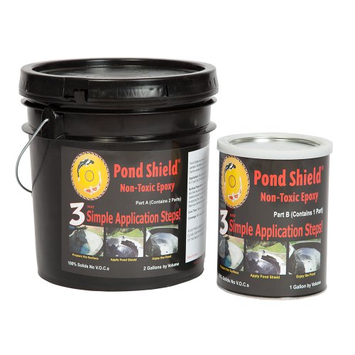 Pond Armor Sku-clear-3ga Non-toxic Pond Shield Epoxy Paint 3-gallon Clear