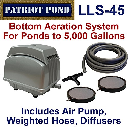 Patriot Bottom Aeration System Lls-45 For Ponds To 4000 Gallons And Pond Depths To 15feet
