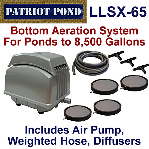 Patriot Bottom Aeration System Llsx-65 For Ponds To 6500 Gallons And Pond Depths To 19 Feet