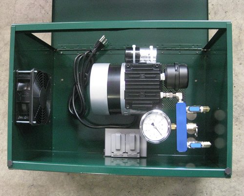 Sentinel Deluxe Pond Aeration System Complete PA34-2DP system with Post Mounted Cabinet