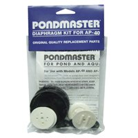 New! Pondmaster & Supreme Diaphragm Rebuild Kit For Ap-40 Pond Air Pumps | 14545