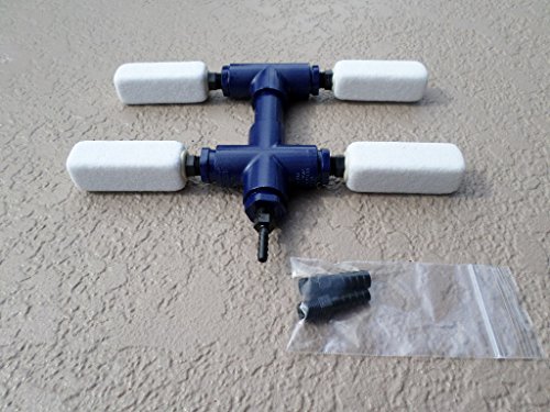 Koi Pond Aerator / Aquaponics / Hydroponics {synergistic Diffuser Manifold, Model# Adm-0401} / Deicer - Airlift