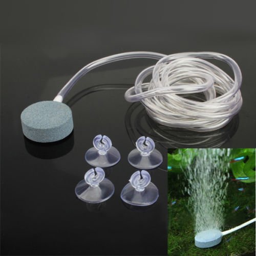 Air Bubble Disk Stone Aerator Aquarium Fish Tank Pond Pump Hydroponic Oxygen Plate Pump Accessories Pond Water