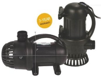 Aquasurge 4000 Gph Pond Pump-g2-with Green Vista Protective Pump Bag 3000 Value